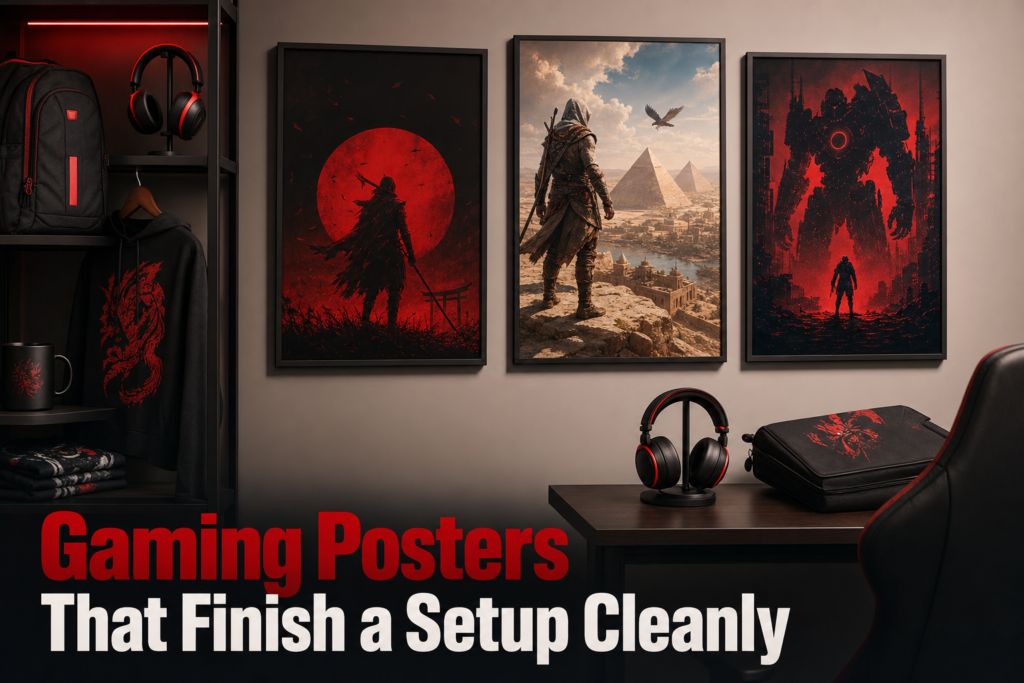 Gaming Posters That Finish a Setup Cleanly