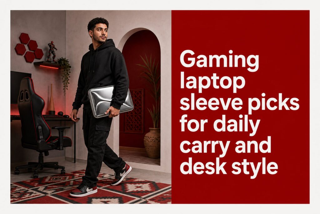 Gaming laptop sleeve picks for daily carry and desk style