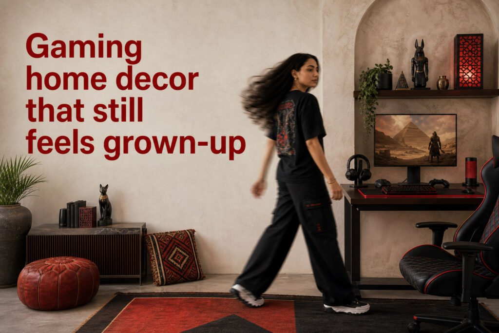 Gaming home decor that still feels grown-up